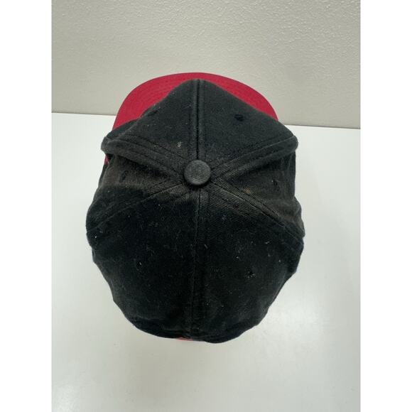 Diamond Supply Co Snapback Flat Brim Black Red Adjustable Cap - Picture 6 of 9